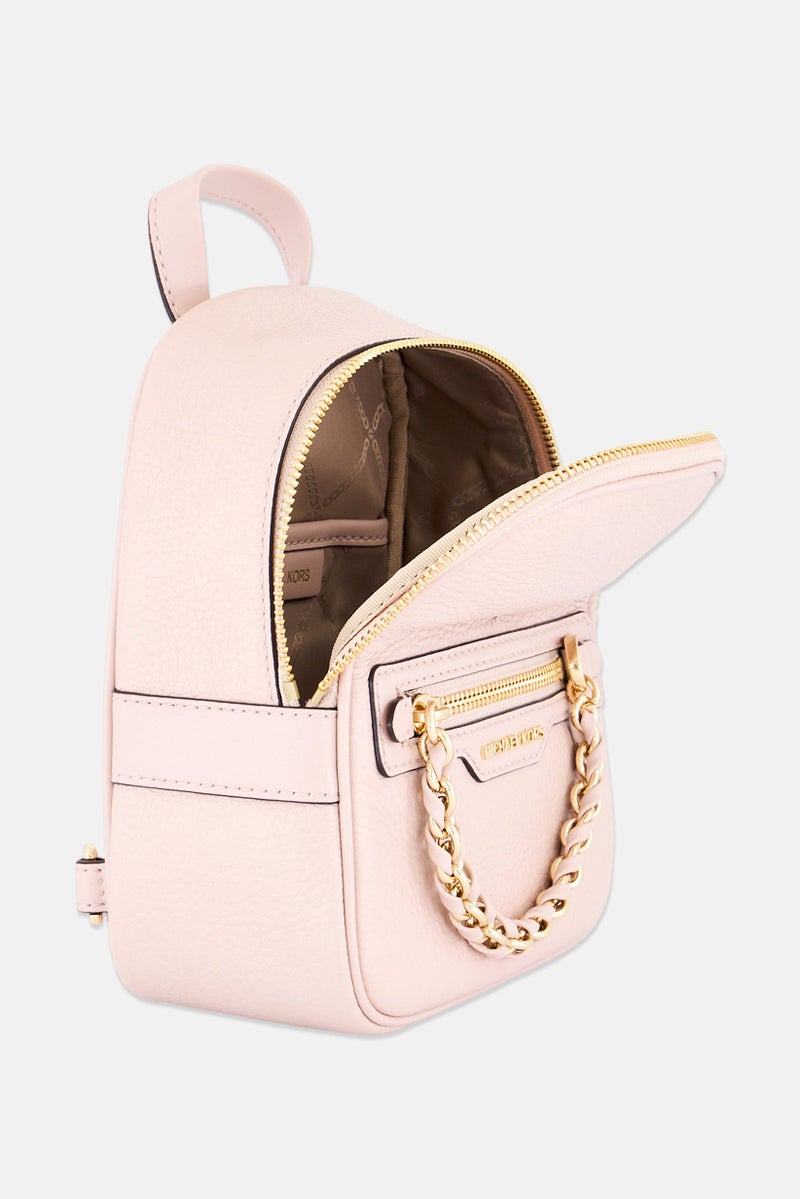 Michael Kors Women Brand Logo Backpack 20 H x 16 L x 7 W cm, Pink  - Image 4
