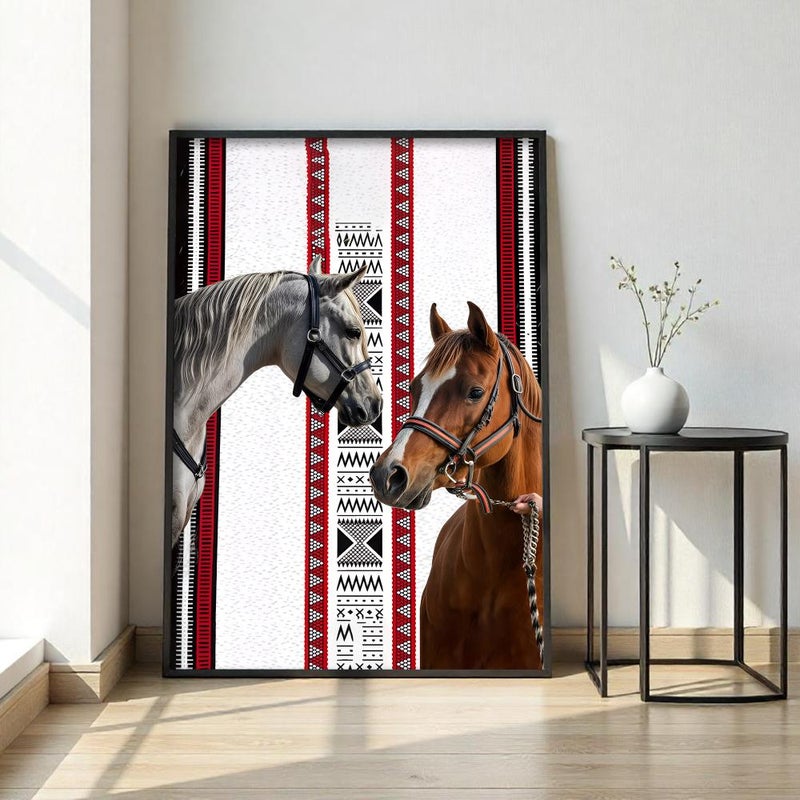 Marktna Najdi art design canvas painting with hollow frame size (120x80) one piece - Image 1