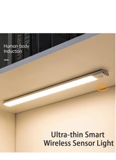 Spaceshoop 50cm Under Unit Light Kitchen LED Cabinet Light with Motion Sensor USB Rechargeable 1000mAh Dimmable 3 Modes  - Image 1