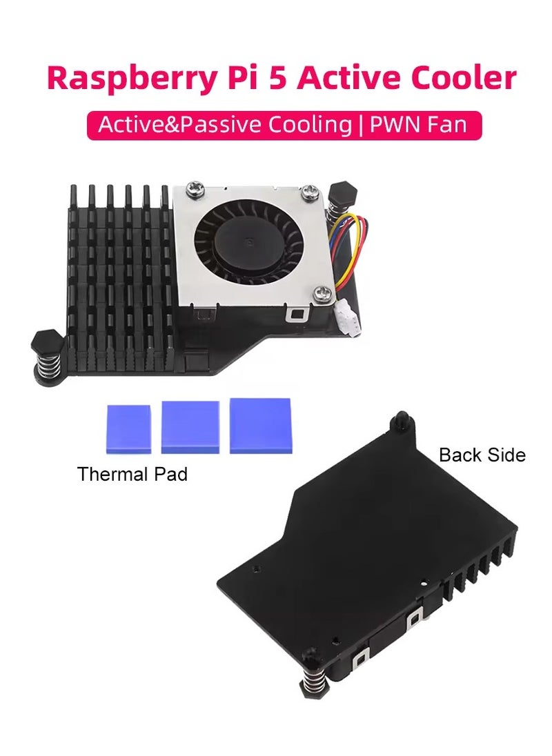Raspberry Pi - Raspberry Pi 5 Kit 8GB Ram Pre Install Raspberry Pi OS Metal Case Active Cooler Power Adapter HDMI Cable USB Hub Micro SD Card - Image 1