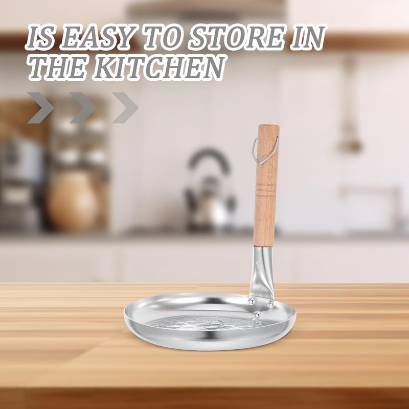 Nonstick Mini Fry Pan 16cm Small Skillet With Vertical Handle For Egg Pancake Breakfast - Image 4