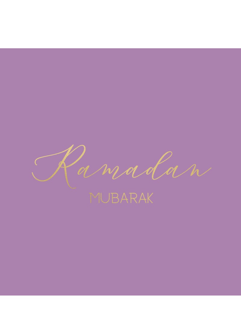 Peacock Supplies Luxury Foiled Greeting Card Ramadan - Image 1