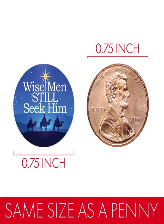 دسكتيكتفز ملصقات هدايا حلوى دينية لعيد الميلاد - الإيمان المسيحي - 180 ملصقًا - Image 3