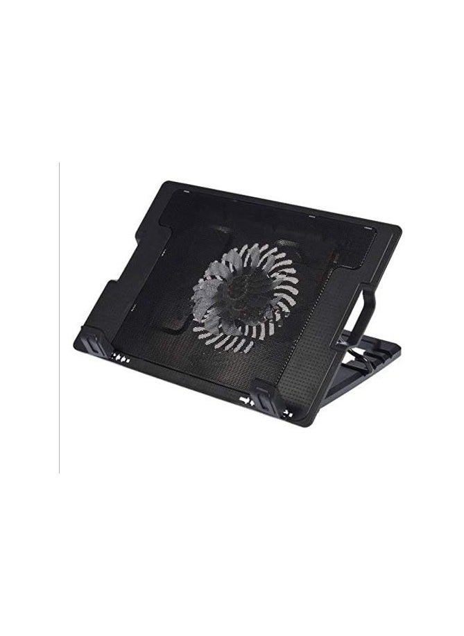 Generic Laptop Cooling Pad with LED Light – Dual USB Port Cooler Stand with Silent Fans for Notebook, MacBook & Gaming Laptops  - Image 2