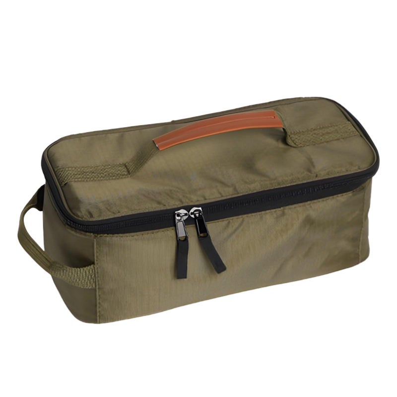 Army Green Waterproof Cutlery Organizer For Picnic Camping BBQ And Travel - Image 2