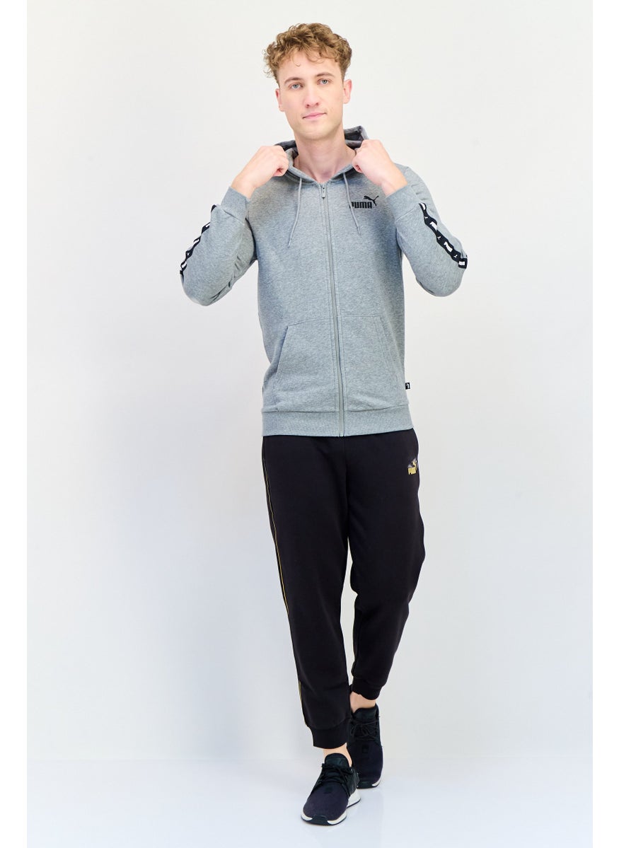 PUMA Men Sportswear Fit Long Sleeve Training Hoodie, Grey  - Image 4