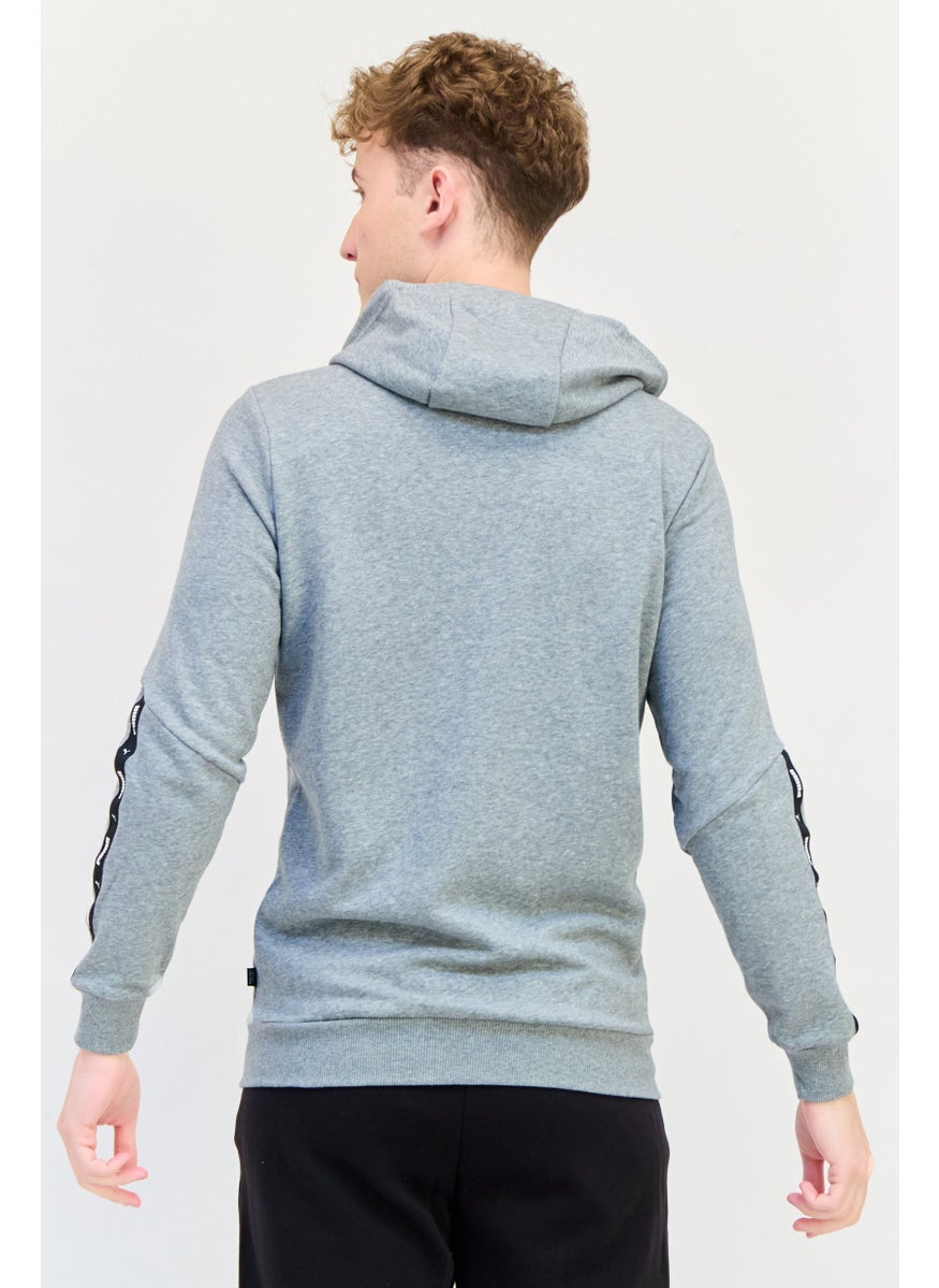 PUMA Men Sportswear Fit Long Sleeve Training Hoodie, Grey  - Image 3