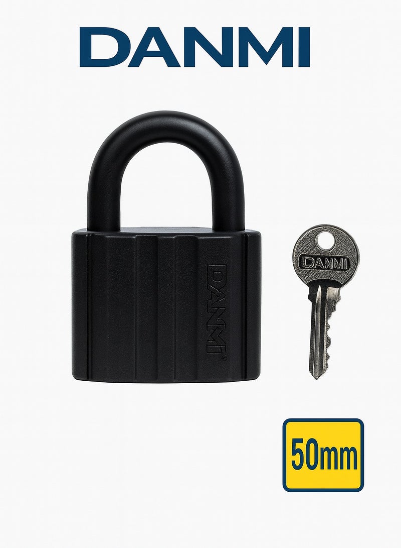 DANMI 50mm Security Padlock – Heavy-Duty Copper Core Lock for Industrial, Doors, Gates & Cabinets - Image 2