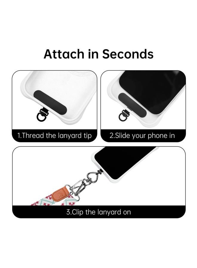 iWalk Colorful Multifunctional Phone Lanyard – 0.7mm Ultra-Thin Metal Insert, Adjustable Anti-Lost Crossbody Neck Strap, Compatible for iPhone Android Smartphones - Image 4