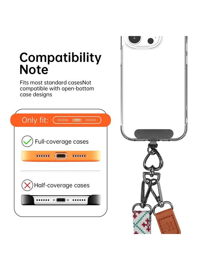 iWalk Colorful Multifunctional Phone Lanyard – 0.7mm Ultra-Thin Metal Insert, Adjustable Anti-Lost Crossbody Neck Strap, Compatible for iPhone Android Smartphones - Image 3