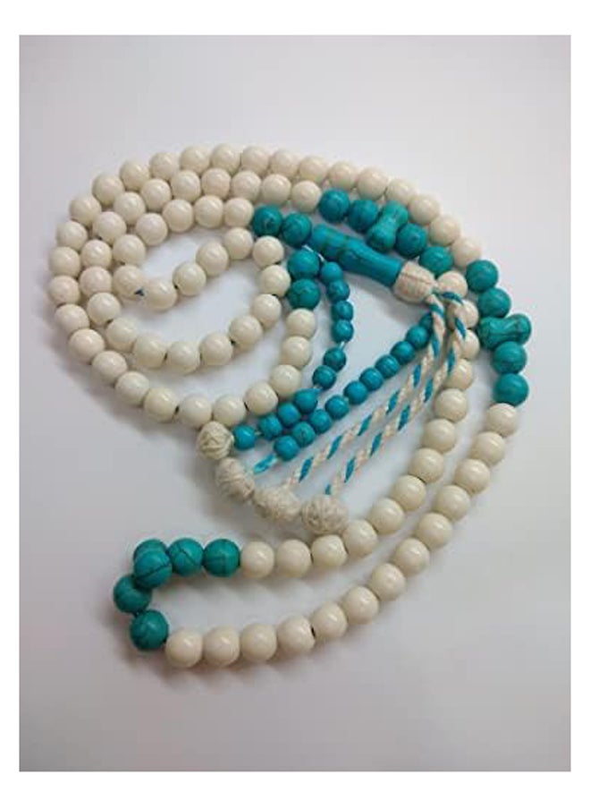 Generic Rosary with turquoise set 100 portions and 2 African filling counters  - Image 3