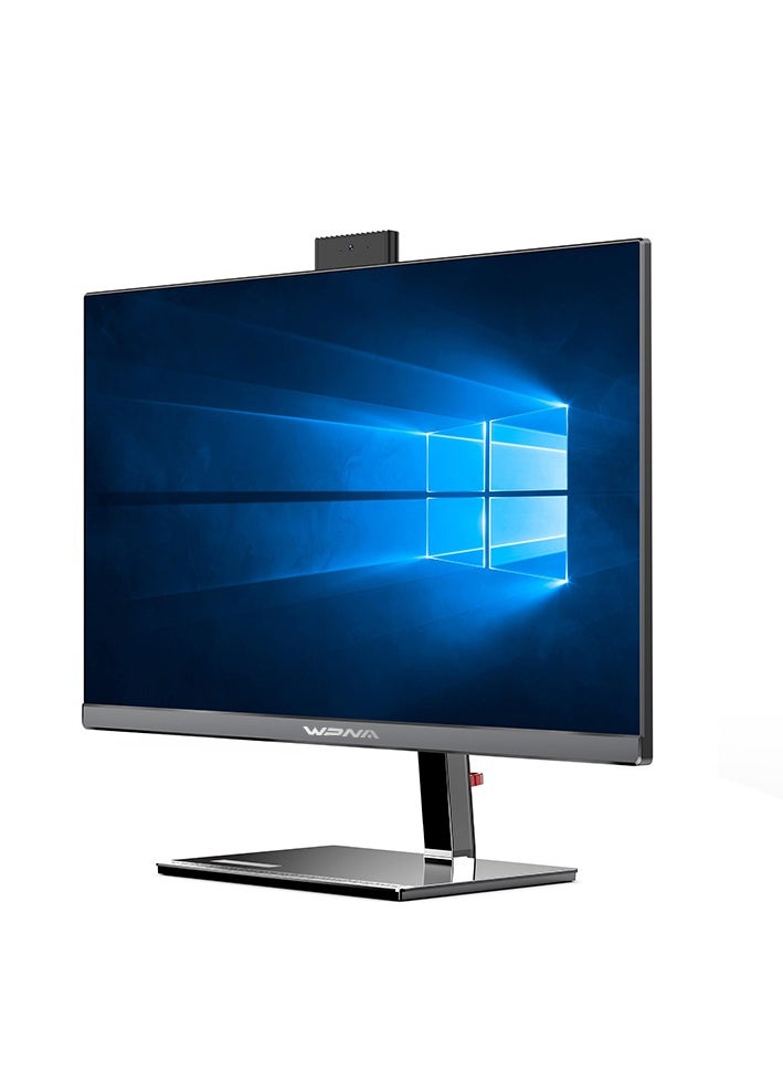 ويبونا كمبيوتر مكتبي شامل 24 بوصة، معالج Core i7-4790 / ذاكرة عشوائية 8 جيجابايت / قرص صلب SSD بسعة 256 جيجابايت / مع لوحة مفاتيح وفأرة / رسومات Intel UHD / نظام تشغيل Windows 10 باللغة الإنجليزية / أسود / F24  - Image 4