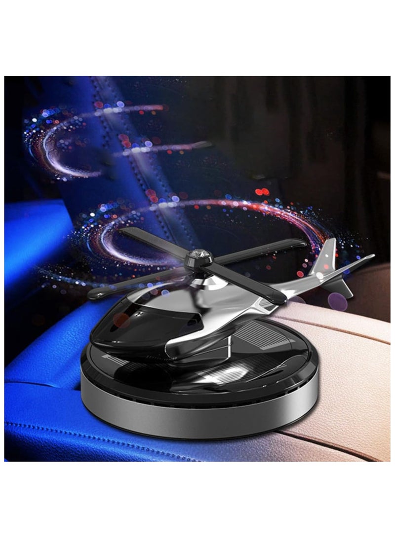CARLOX Solar-Powered Helicopter Air Fresheners: Rotating, Long-Lasting, Aromatherapy Diffusers, Eco-Friendly Decor, Essential Oils, Stylish Perfume Ornaments for a Fresh, Modern Interior - Image 4