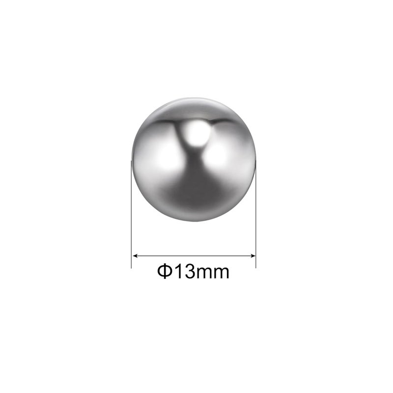 uxcell 10pcs 13mm 201 Stainless Steel Bearing Balls G200 Precision - Image 2