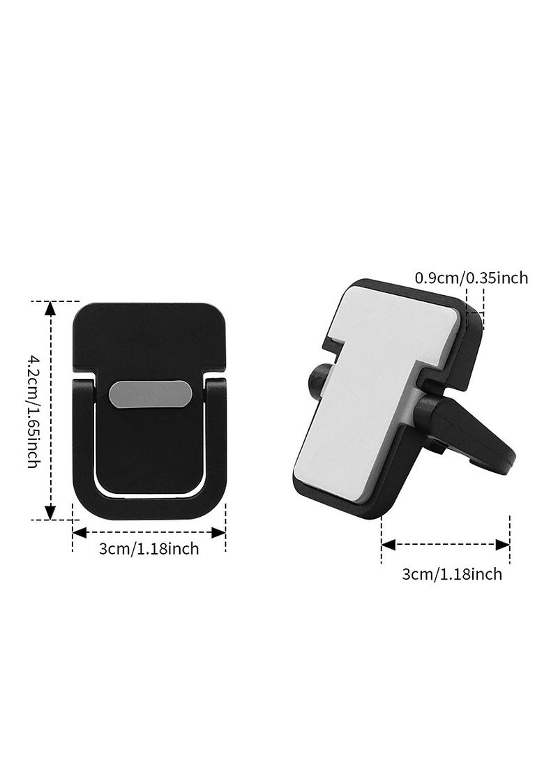 Generic 2-Pack Portable Invisible Laptop Stand Mini Alu minum Cooling Pad,Computer Keyboard Mount Kickstand,Ergonomic Lightweight Laptop Desk Stand  - Image 2