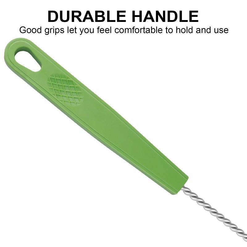 Haomaomao Bottle Brush, Bendable Long Handle Cleaner Brushes for Cleaning Neck Bottles, Baby Bottles, Water Bottles, Tumblers, Flask, Bird Feeder, Vase and Home Kitchen Sink Cleaning Brush - Image 4