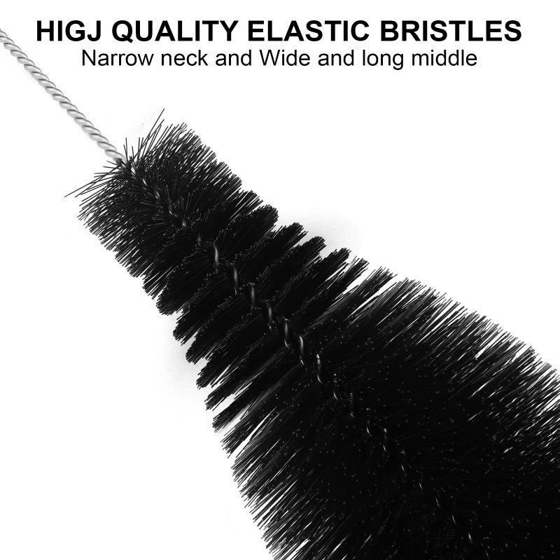 Haomaomao Bottle Brush, Bendable Long Handle Cleaner Brushes for Cleaning Neck Bottles, Baby Bottles, Water Bottles, Tumblers, Flask, Bird Feeder, Vase and Home Kitchen Sink Cleaning Brush - Image 3