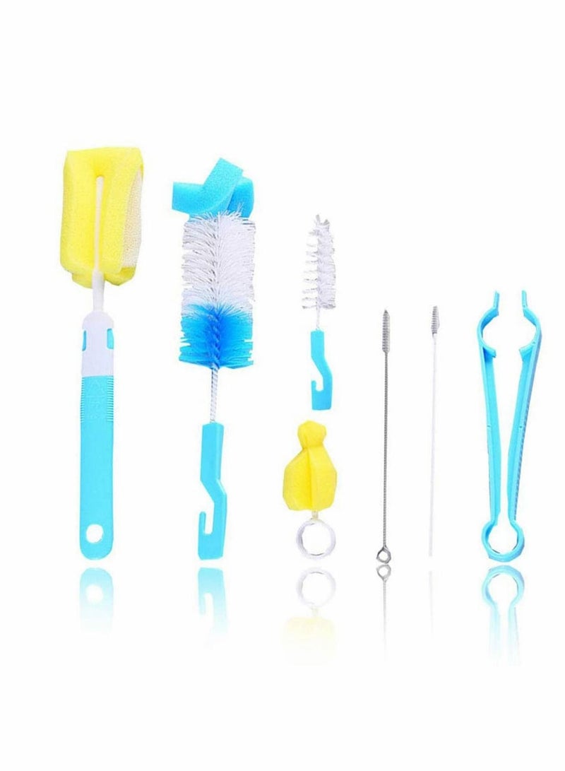 KASTWAVE Bottle Cleaning Brush Set & Nylon Bottle Pipe Cleaner Set,Multipurpose Cleaning Brushes for Narrow Neck Bottles, Tea Kettle & Spout and More  - Image 1