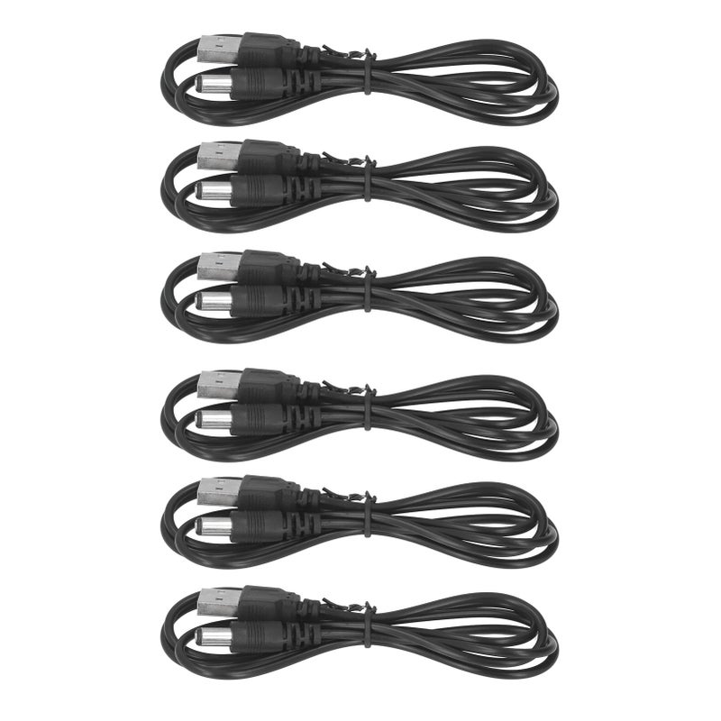 كابل USB إلى DC بمقبس أسطواني 5.5 مم - محاور نحاسية متينة تم اختبارها لـ 5000 دورة، محول طاقة USB للأجهزة الإلكترونية الصغيرة، التطبيقات المحمولة والأجهزة الخارجية التي تعمل بتيار مستمر 5 فولت - Image 5