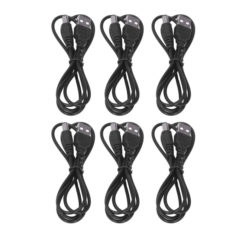 كابل USB إلى DC بمقبس أسطواني 5.5 مم - محاور نحاسية متينة تم اختبارها لـ 5000 دورة، محول طاقة USB للأجهزة الإلكترونية الصغيرة، التطبيقات المحمولة والأجهزة الخارجية التي تعمل بتيار مستمر 5 فولت - Image 4