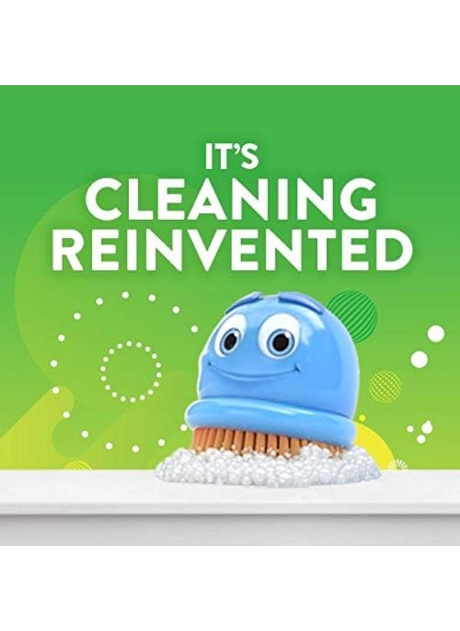 Scrubbing Bubbles - Fresh Gel Toilet Bowl Cleaning Stamps Starter Pack, Lavender Scent, 1 Dispenser With 6 Stamps, 1.34 Oz - Image 1