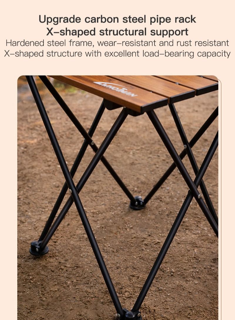 Whotman Outdoor Camping Folding Table 78*51*50CM - Image 2