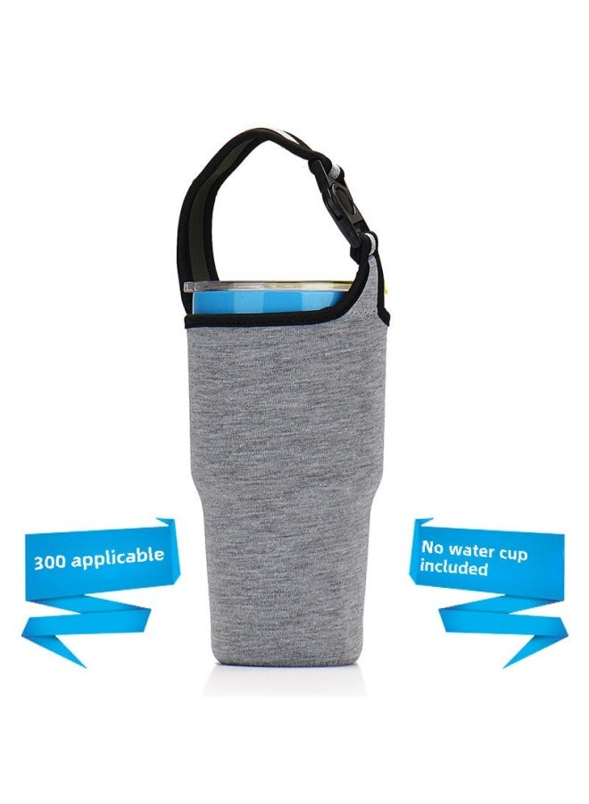 Ice Bully Cup Cover Elastic Protective Cover Cup Cover Thickened Spot Cup Cover Diving Cloth Printed Logo Cloth Cover Printing-Color:Pink Ice-Capacity:900ml - Image 5