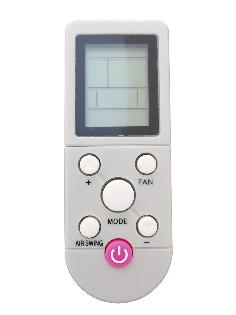 LipiWorld® YKR-F/001 AC Remote Control (Old Remote Exactly Same Remote Will Only Work) Compatible for VOLTAS AC Remote VE-2 - Image 1