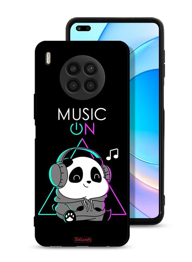 Tolwak Honor 50 Lite Protective Case Cover Music On Panda - Image 1