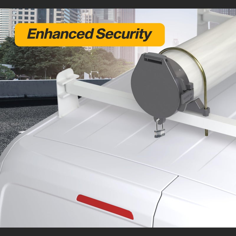 manram Conduit Carrier Kit Fit 4-Inch Diameter PVC Pipe - Durable and Versatile with Mounting Hardware Included, Spring-Loaded Latch, Secure and Stable Pipe Transport Solution (PVC Pipe Not Included) - Image 4