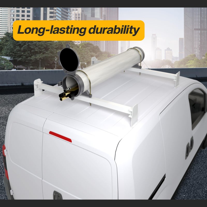 manram Conduit Carrier Kit Fit 4-Inch Diameter PVC Pipe - Durable and Versatile with Mounting Hardware Included, Spring-Loaded Latch, Secure and Stable Pipe Transport Solution (PVC Pipe Not Included) - Image 5