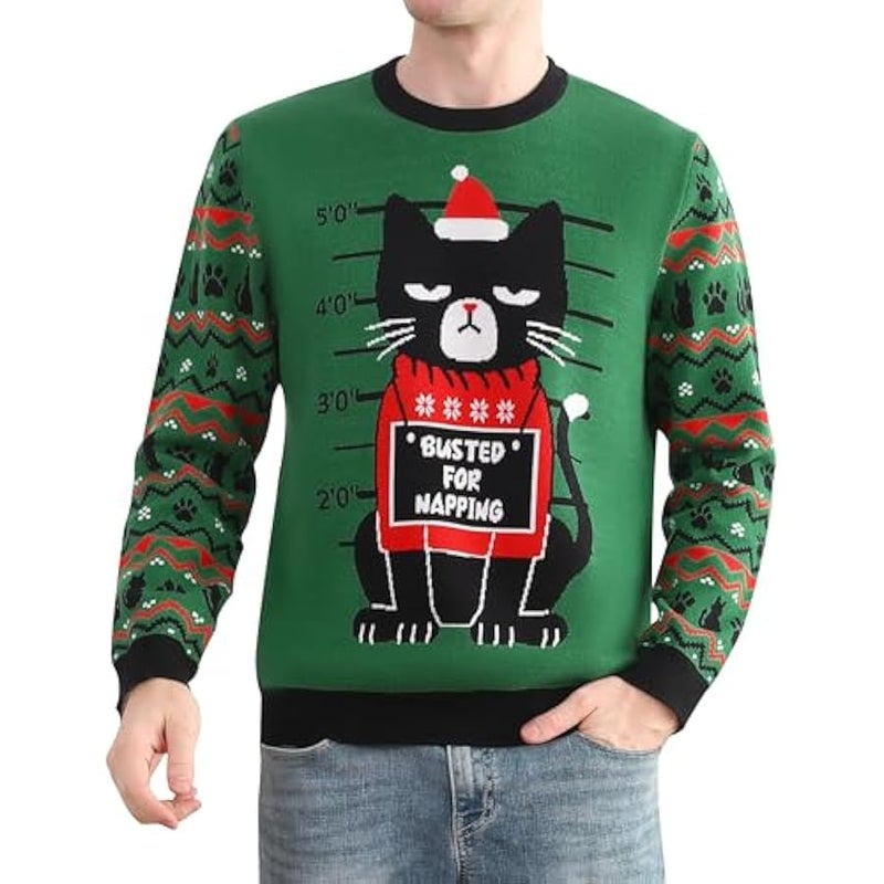 Loquat Ugly  Sweater for Men Women Couples Funny  Sweaters Fun Holiday Pullovers Novelty Xmas Pullover Gift - Image 1
