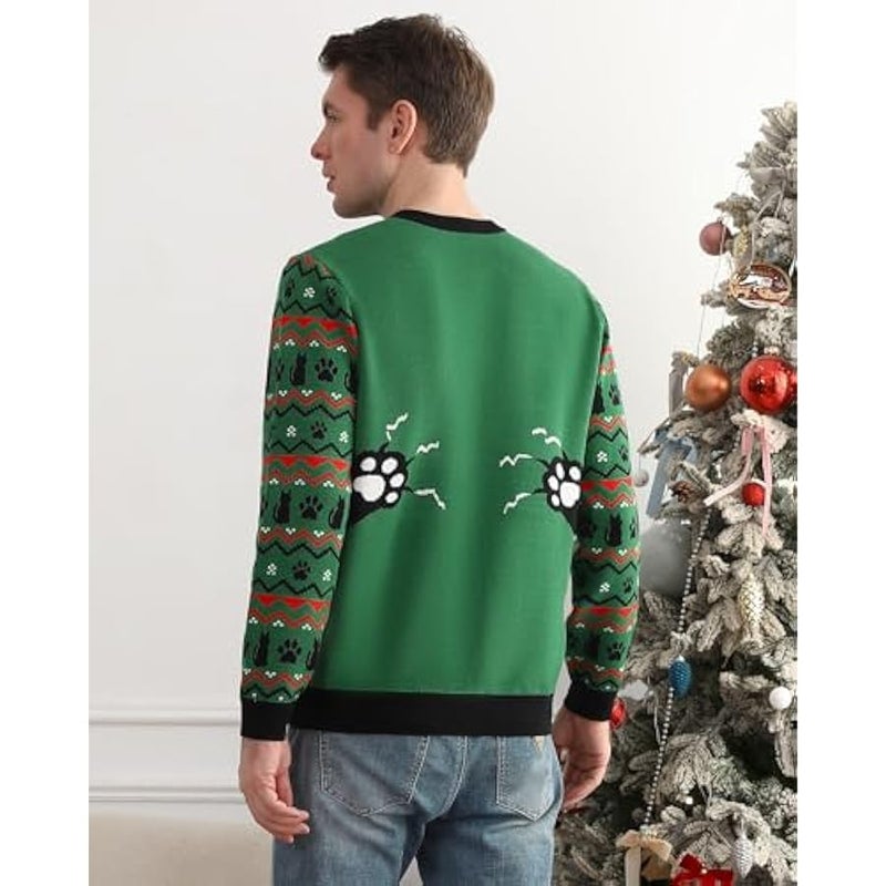 Loquat Ugly  Sweater for Men Women Couples Funny  Sweaters Fun Holiday Pullovers Novelty Xmas Pullover Gift - Image 3