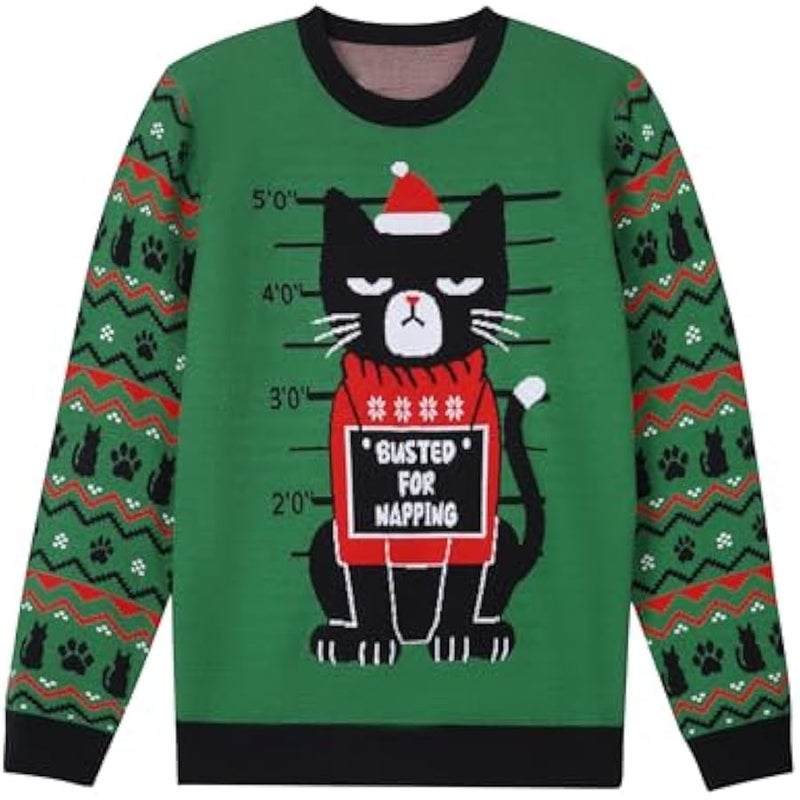 Loquat Ugly  Sweater for Men Women Couples Funny  Sweaters Fun Holiday Pullovers Novelty Xmas Pullover Gift - Image 2
