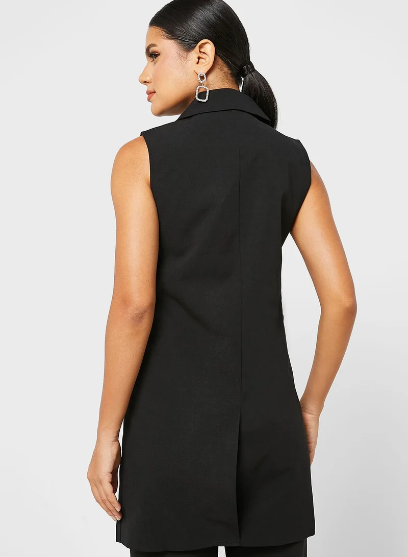 ELLA Longline Vest Style Blazer