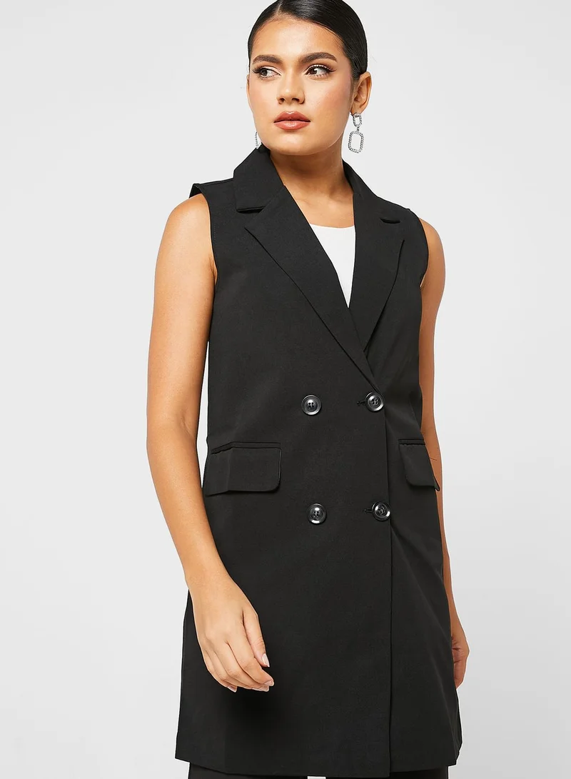 ELLA Longline Vest Style Blazer