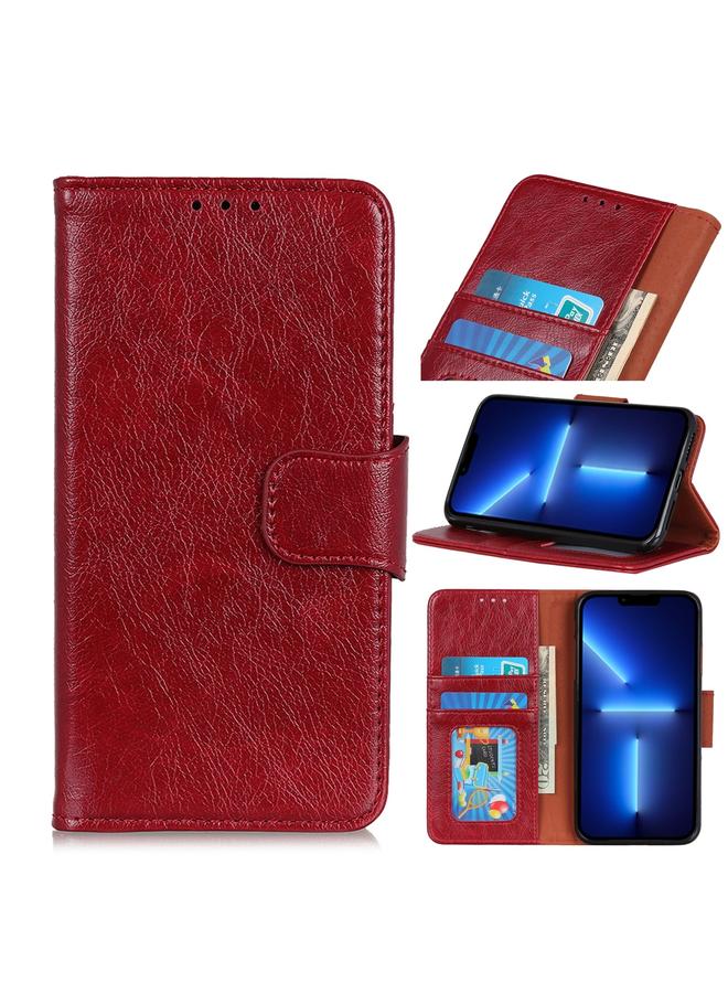 Zaboon Case For iPhone 13 Pro Nappa Texture Horizontal Flip Leather Case with Holder & Card Slots & Wallet - Image 1
