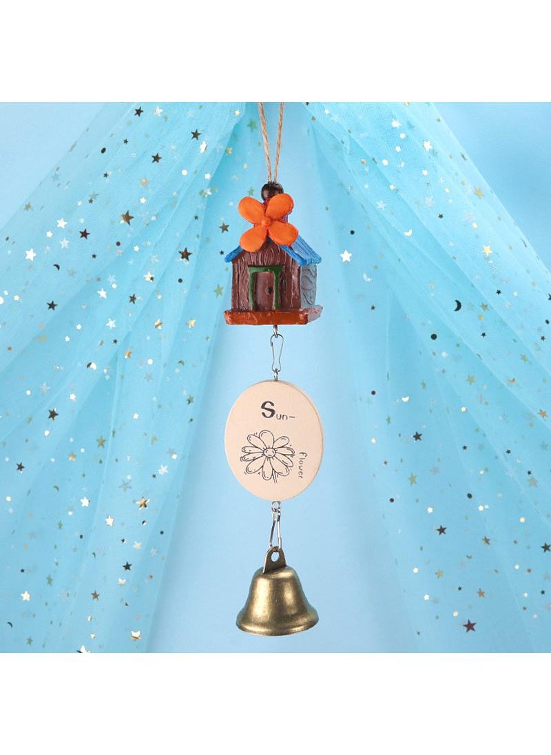 Y&D Cartoon Animation Resin Wind Chime Cute Bell Pendant Creative Gift Decoration-  - Image 1