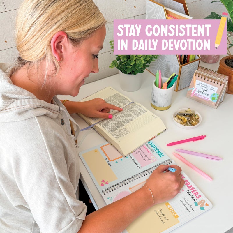 Hadley Designs Guided Prayer Journal for Woman â€“ Daily Christian Devotional and Faith Journal with Gratitude, Scripture Reflection & Prayer Prompts, Meaningful Christian Gift for Women - Image 5