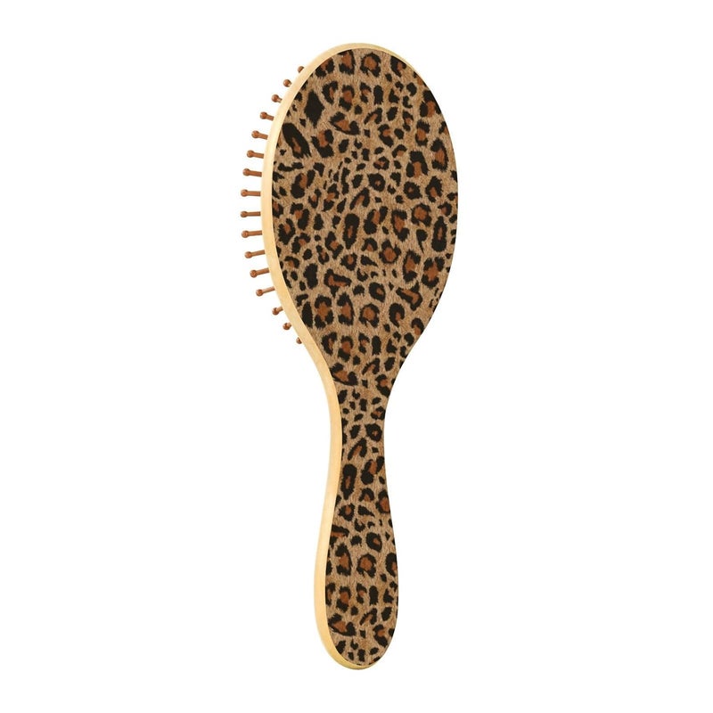 Wet Brush Detangler Hair Brush Soft BristlesDetangling Hairbrush Glides Through Tangles Cheetah Leopard Print Animal for All Hair Types Women  Men