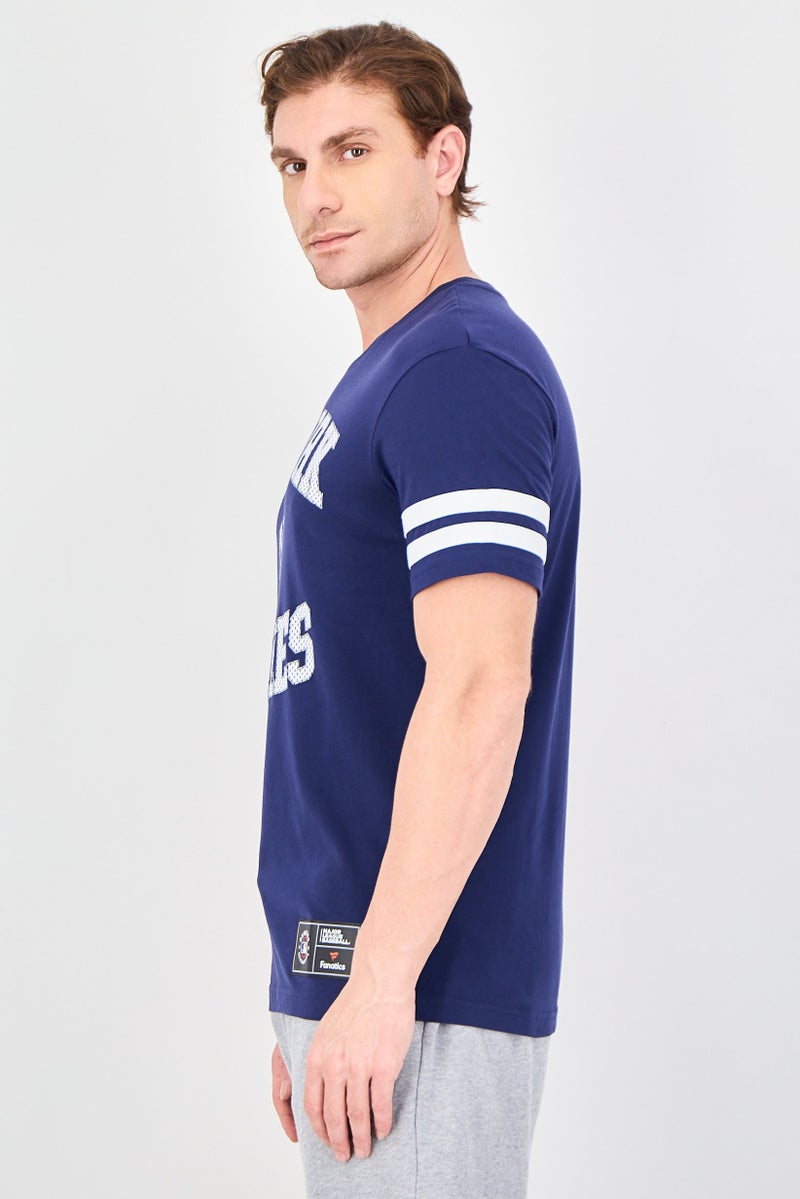 Fanatics x MLB Men Sportswear Fit New York Yankees Foundation T-Shirt, Navy - Image 3