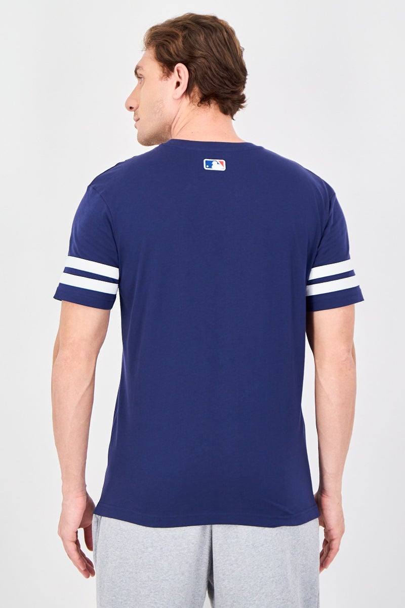 Fanatics x MLB Men Sportswear Fit New York Yankees Foundation T-Shirt, Navy - Image 2