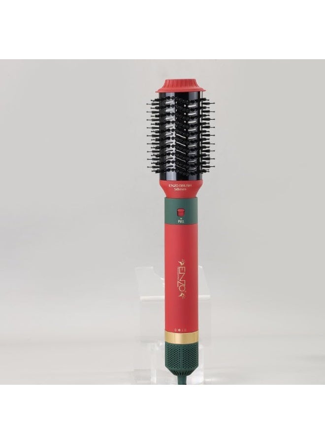 ENZO Professional مجفف شعر متعدد الرؤوس ENZO EN‑6222 مع 6 رؤوس تصفيف – مجفف شعر بالهواء الساخن وفرشاة مجفف الشعر، تقنية الأيونات – النسخة الدولية - Image 5