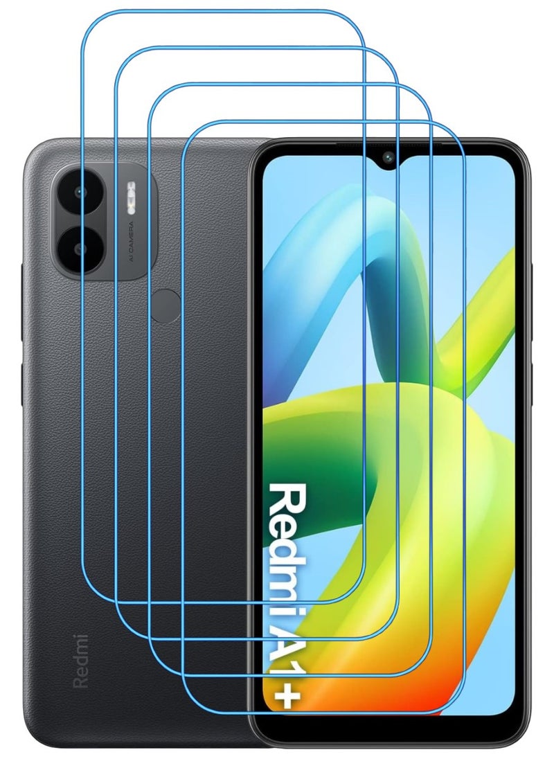 ACLIX 4 Pieces Antistatic ESD Dustproof Premium Quality High Definition Clear Tempered Glass Screen Protector Designed For Xiaomi Redmi A1+ - Image 1