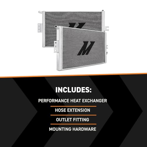 Mishimoto MMHE-Q50-16 Performance Heat Exchanger, Compatible with Infiniti Q50 & Q60 3.0T, 2016+, Silver - Image 3