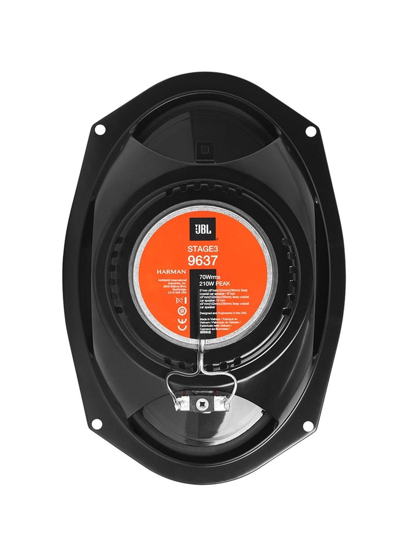 جي بي إل JBL Stage 39637F - مكبر صوت سيارة ثلاثي الاتجاهات مقاس 6 بوصات × 9 بوصات، بدون شبكة - Image 2