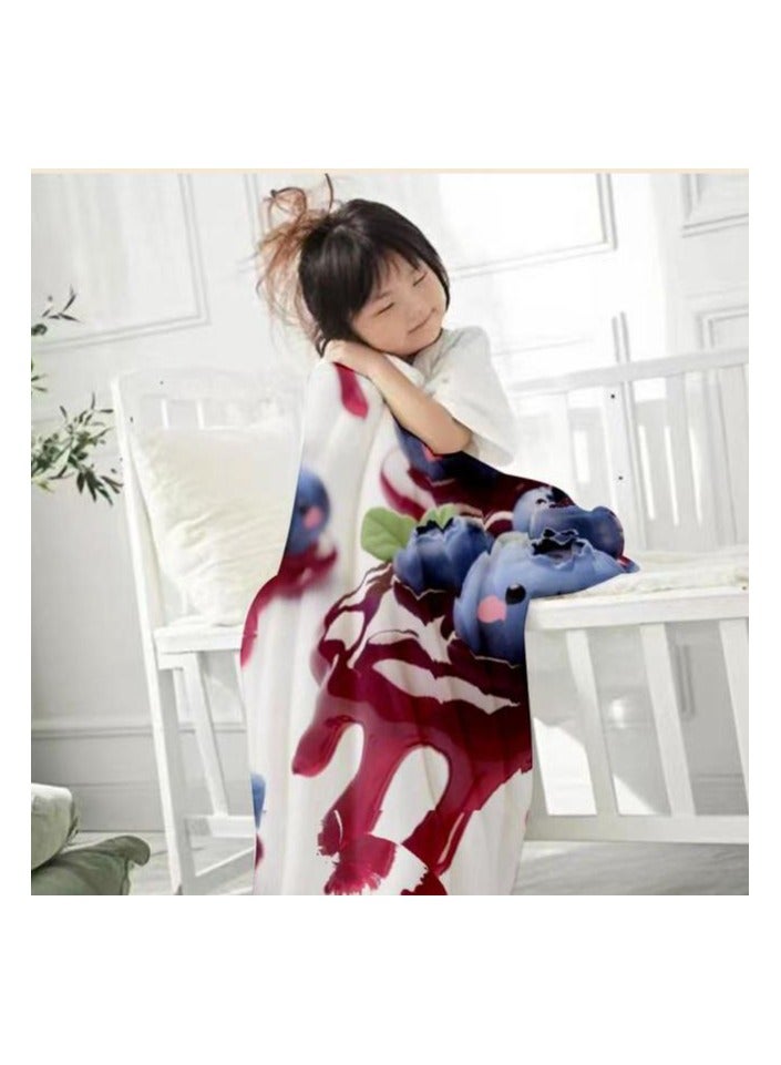 general Flannel thin blanket (warm and comfortable, suitable for sleep, gaming, dust removal and sandproof) 150cm*200cm - 563 - Image 3