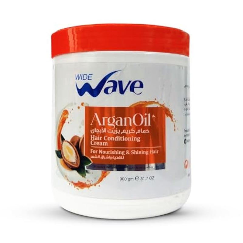 Wide Wave Argan Oil Hair Conditioning Cream 900G - Image 1