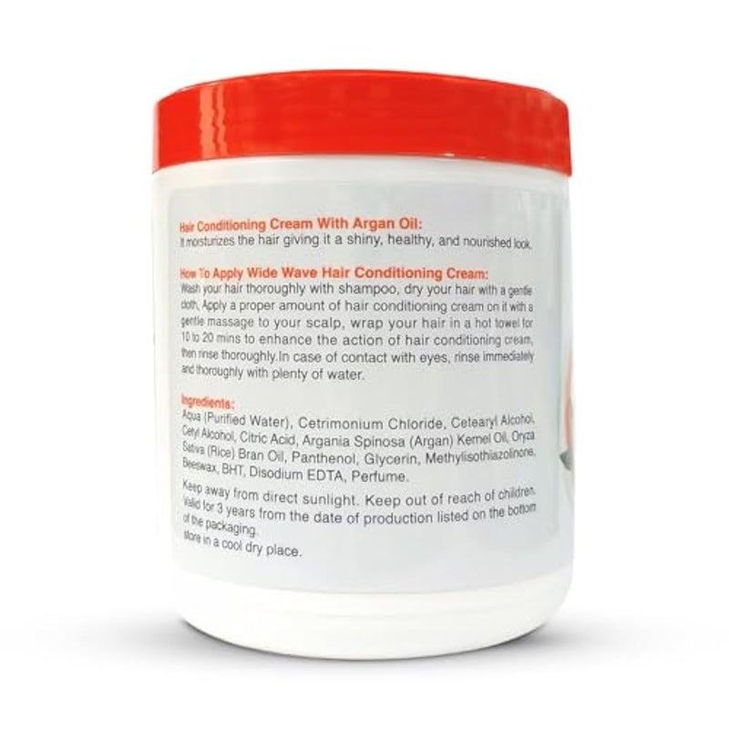 Wide Wave Argan Oil Hair Conditioning Cream 900G - Image 3