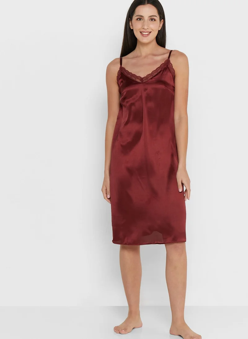 ELLA 2 Piece Slip Dress & Robe Set